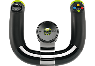 MICROSOFT Xbox 360 Wireless Speed Wheel, Lenkrad, Schwarz