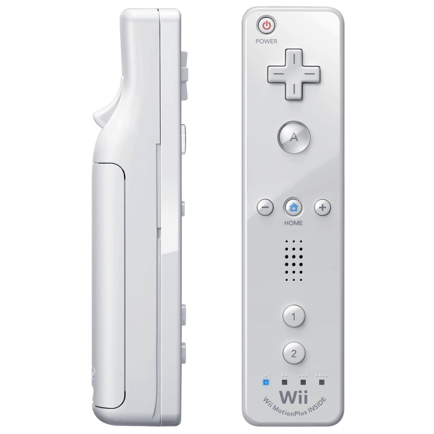 NINTENDO Wii Fernbedienung Plus, Gamepad, Weiß