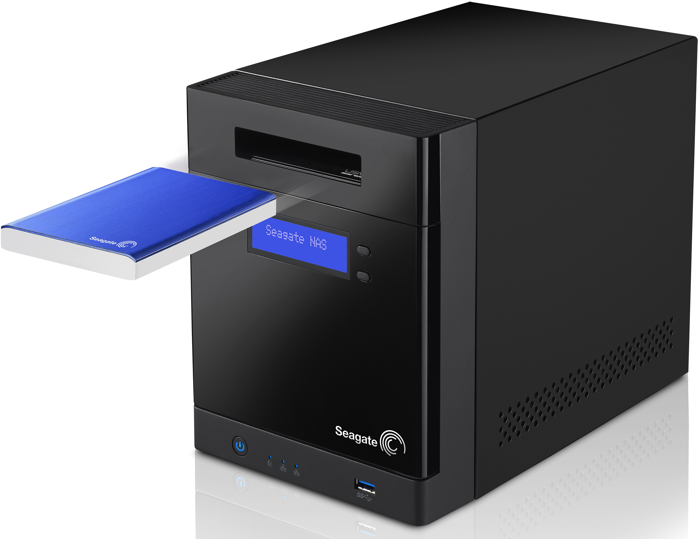 SEAGATE STBP16000200 Storage 4-Bay NAS 3,5 Zoll Schwarz}