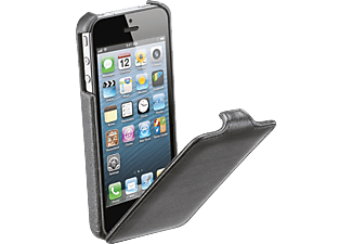 CELLULARLINE Flap iPhone 5 Deri Kılıf Siyah