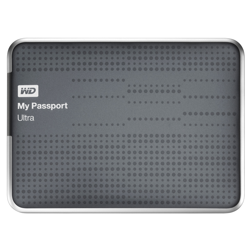 WD WDBZFP0010BTT-EESN My Passport® Ultra Festplatte, 1 TB HDD, 2,5 Zoll, extern, Titan