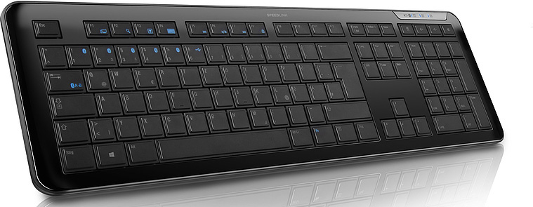 SPEEDLINK SL-7438-BK ATHERA Multi-Profile Tastatur Schwarz