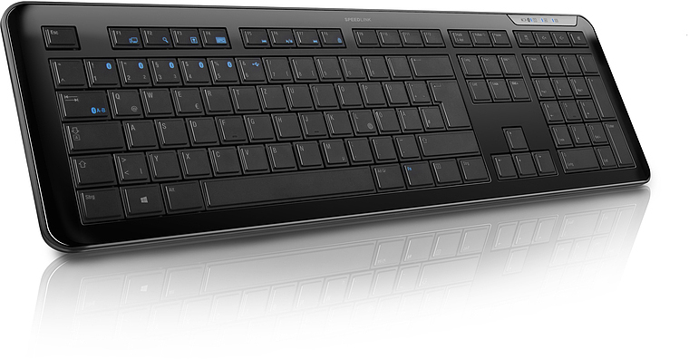 SPEEDLINK SL-7438-BK ATHERA Multi-Profile Tastatur Schwarz