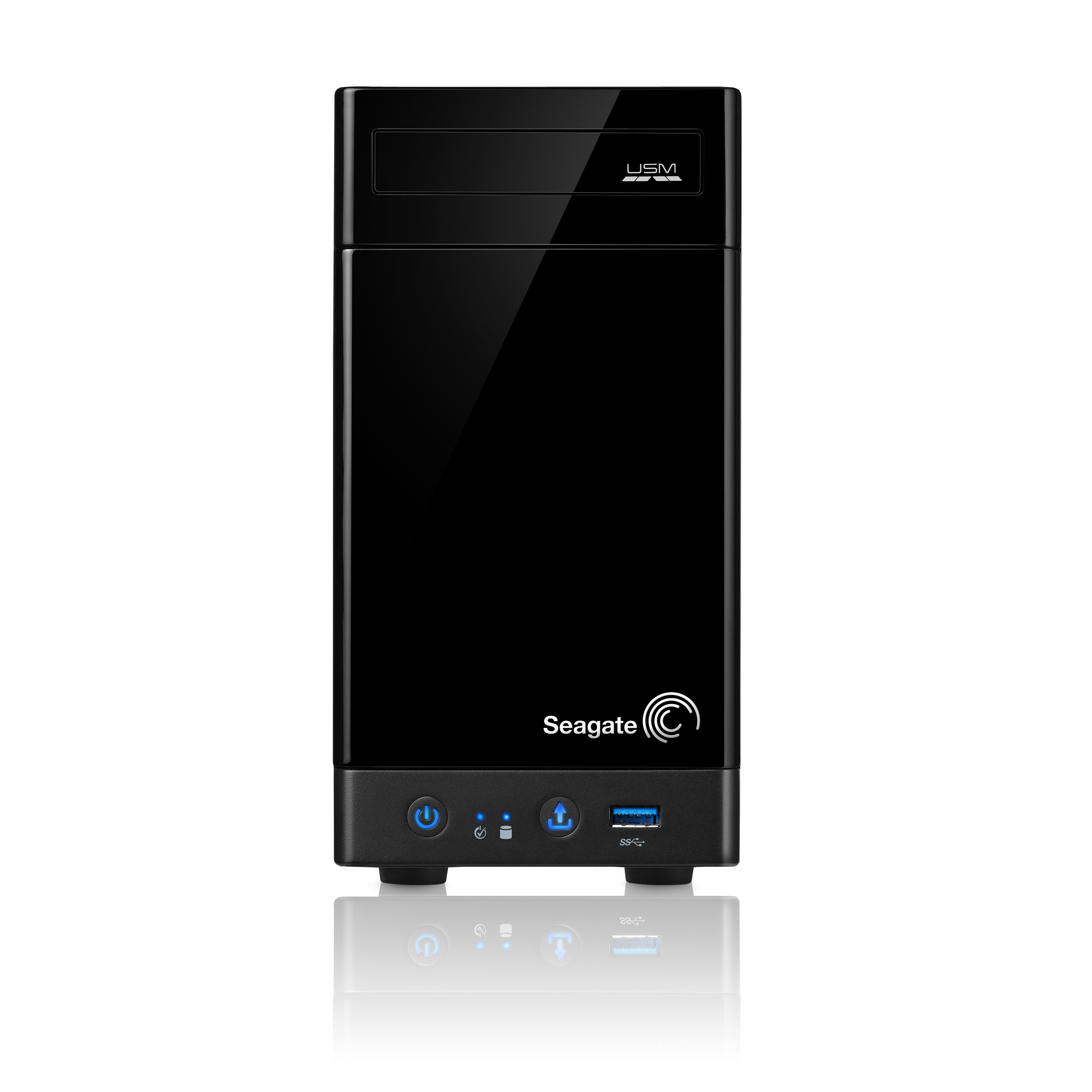 SEAGATE STBN6000200 Business Storage 2-Bay NAS 3,5 Zoll Schwarz}