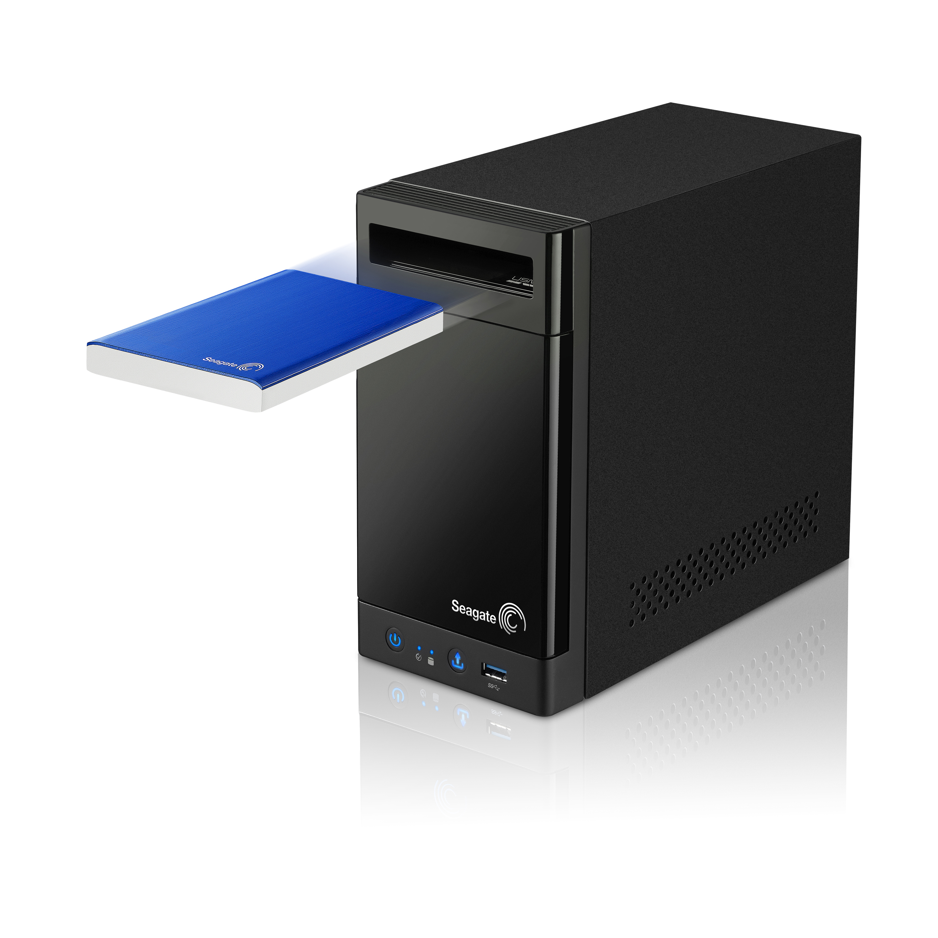 SEAGATE STBN6000200 Business Storage 2-Bay NAS 3,5 Zoll Schwarz}