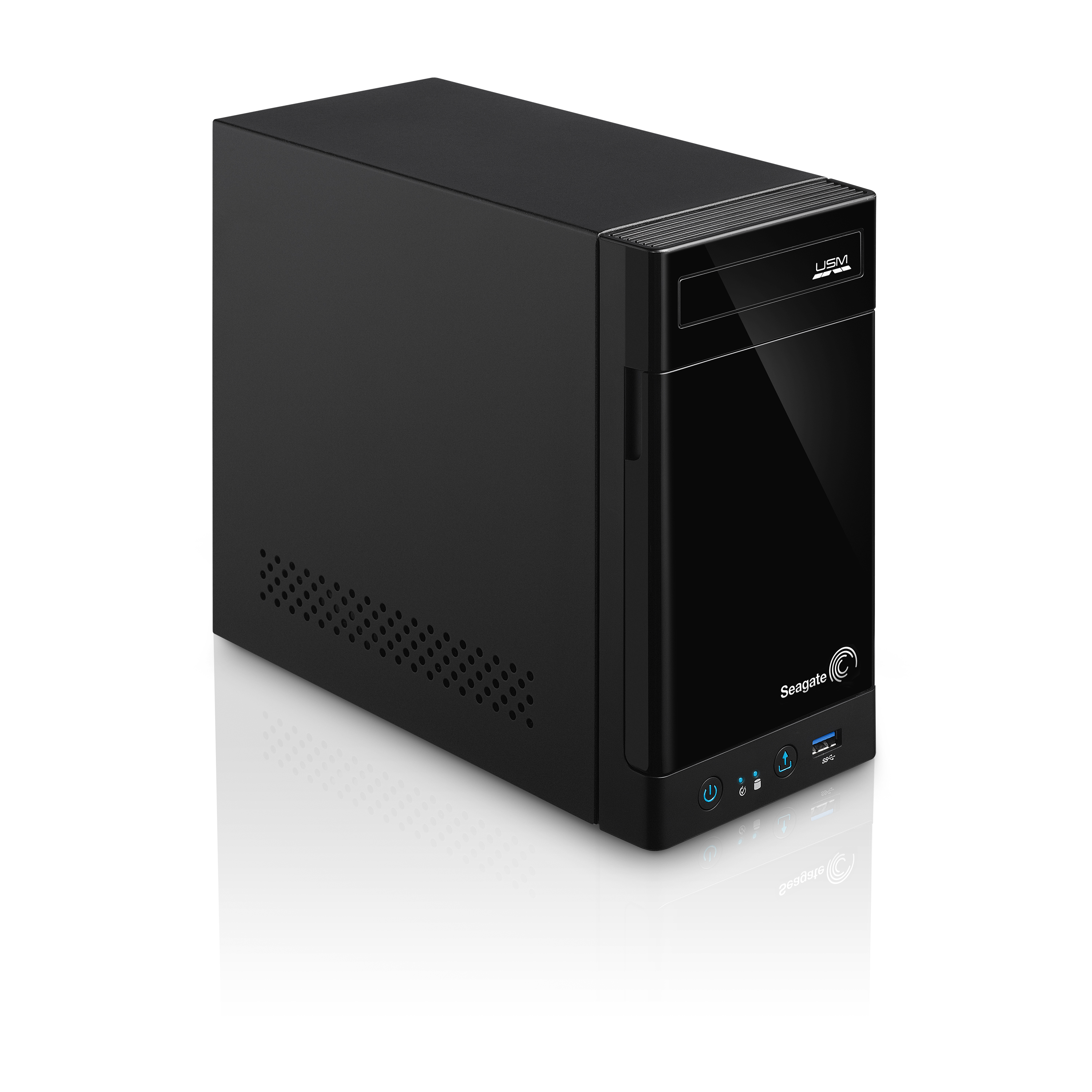 SEAGATE STBN6000200 Business Storage 2-Bay NAS 3,5 Zoll Schwarz}
