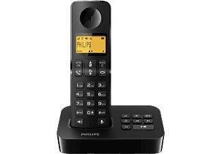 PHILIPS D2051B/38 Schnurlostelefon mit Anrufbeantworter