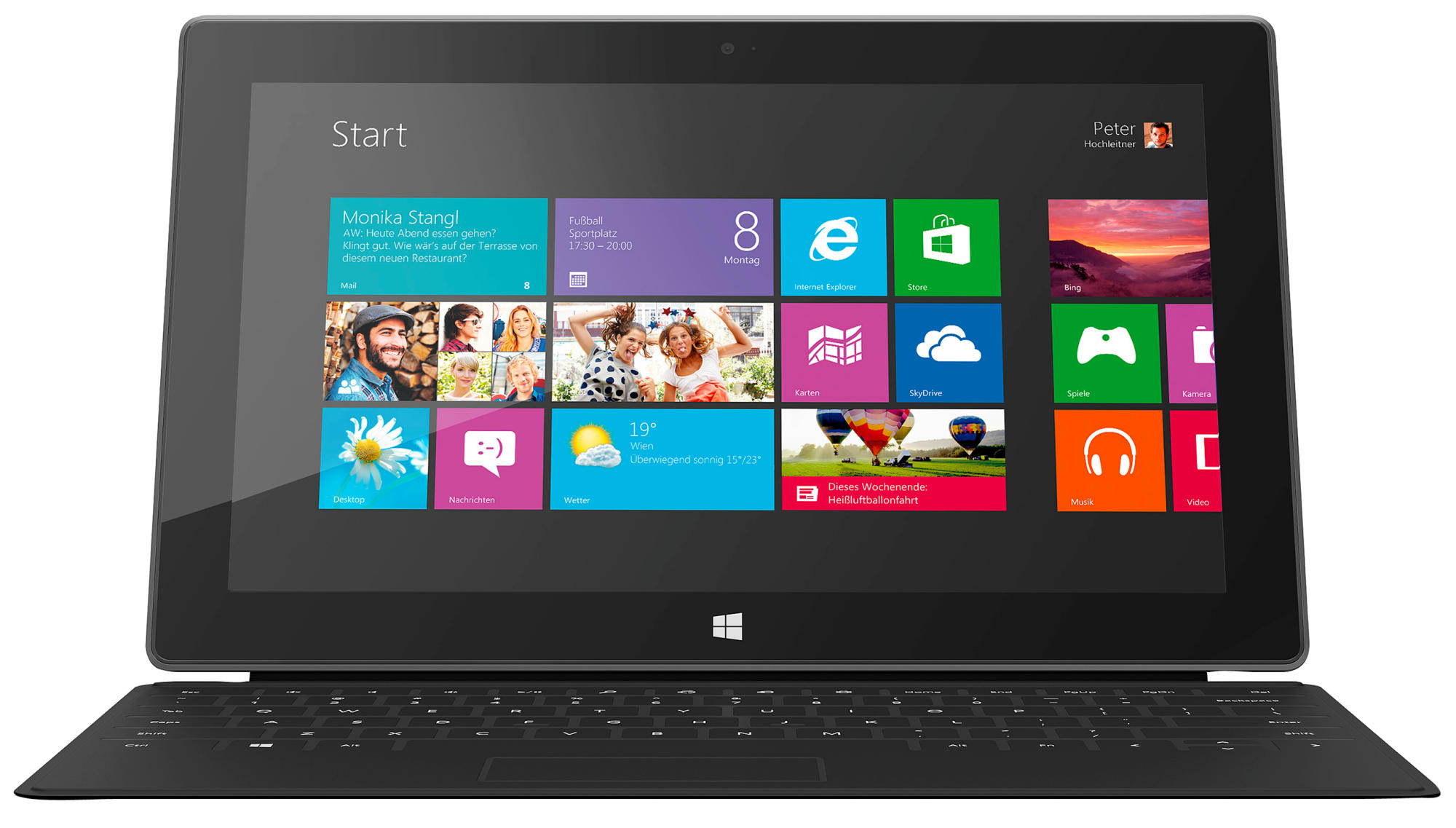 MICROSOFT 7XR-00003 Surface RT, 32 GB, 10,6 Zoll, Grau