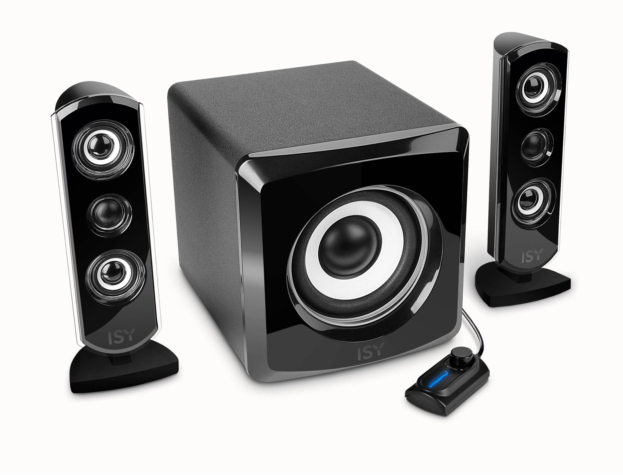 ISY ILS-5000 (2.1 Subwoofer System, Schwarz