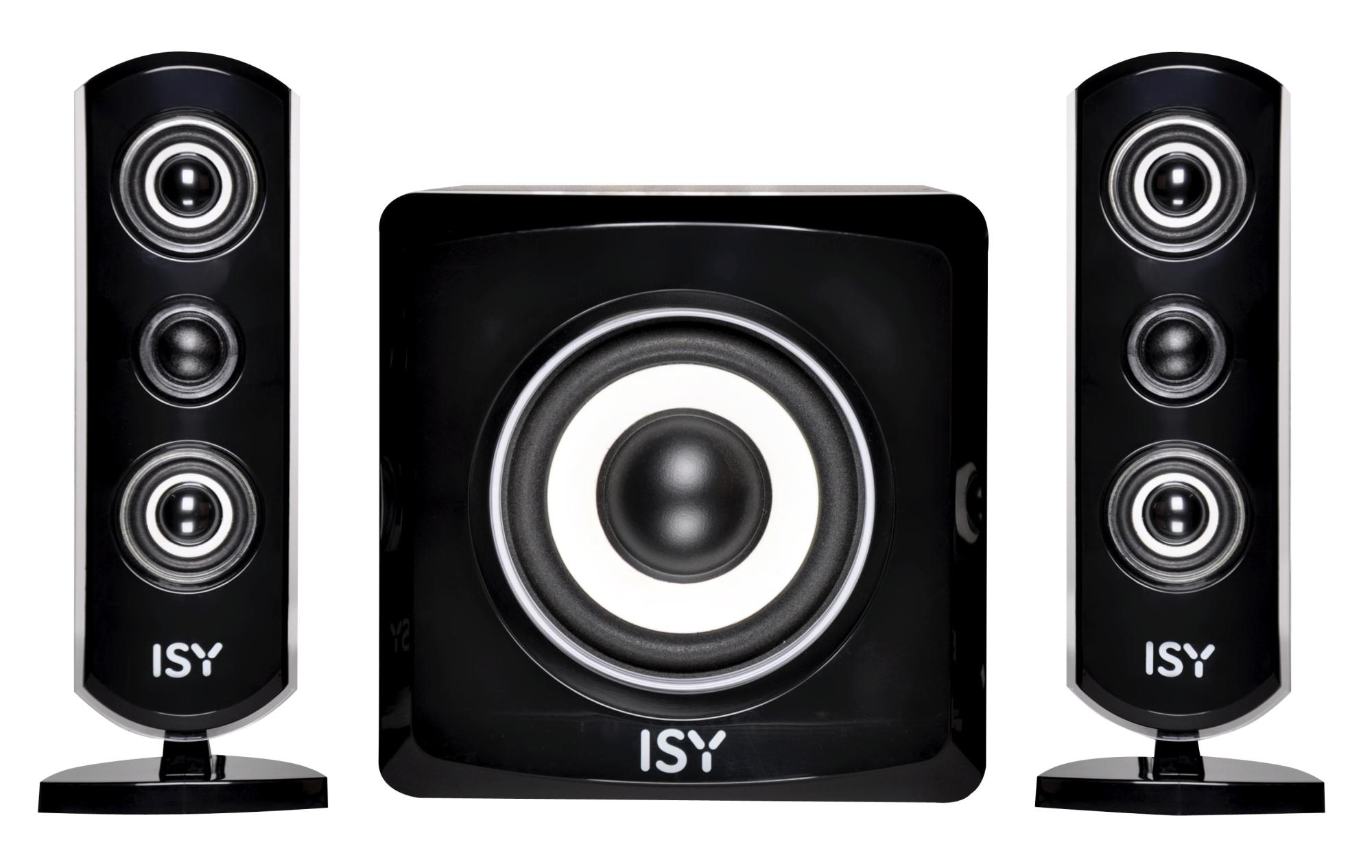 ISY ILS-5000 (2.1 Subwoofer System, Schwarz