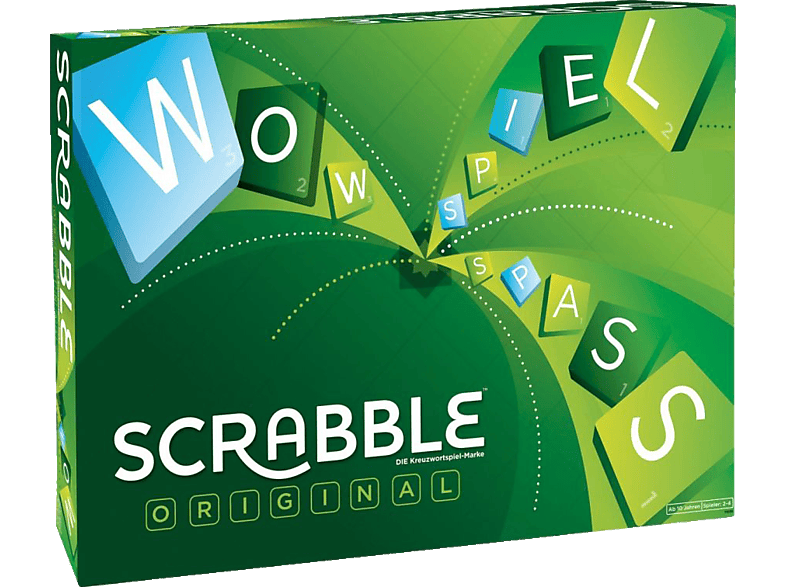 MATTEL Y9598 GAMES Scrabble Grün Original