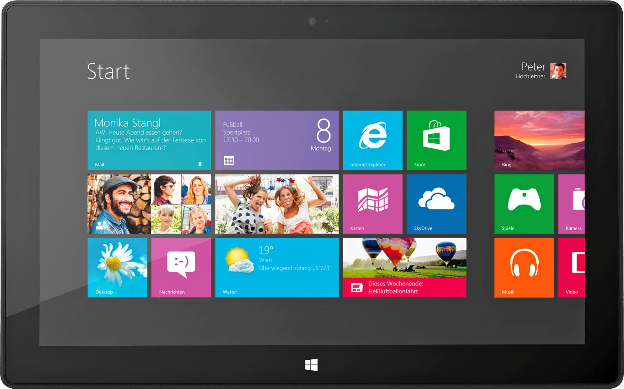 MICROSOFT 7XR-00003 Surface RT, 32 GB, 10,6 Zoll, Grau