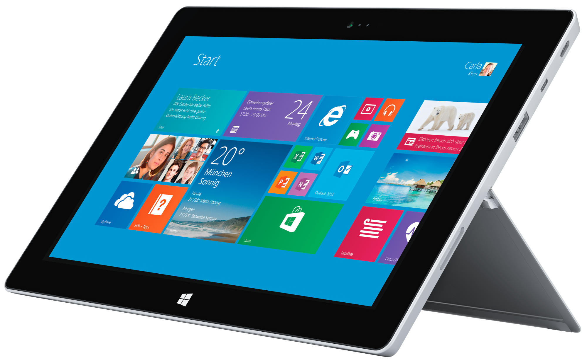 MICROSOFT 7XR-00003 Surface RT, 32 GB, 10,6 Zoll, Grau