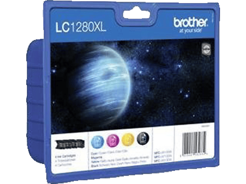 Brother Lc-1280xl Blister Noir - Cyan Magenta Jaune