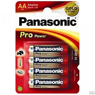 PANASONIC LR6PPG/4BP PRO POWER AA 4-PACK Batterijen Goud