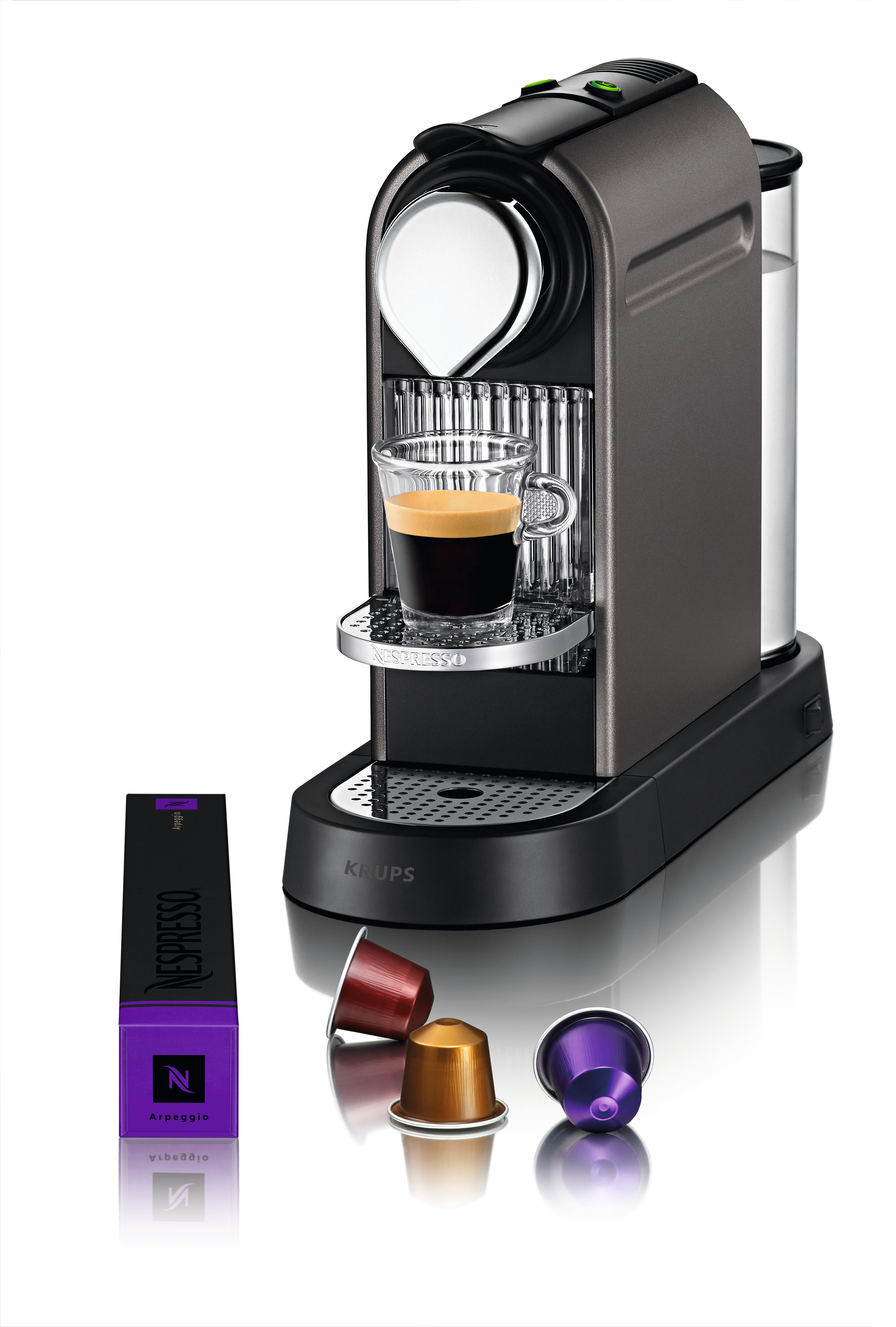 KRUPS  Nespresso Citiz (XN720T) - Capsulemachine - Grijs