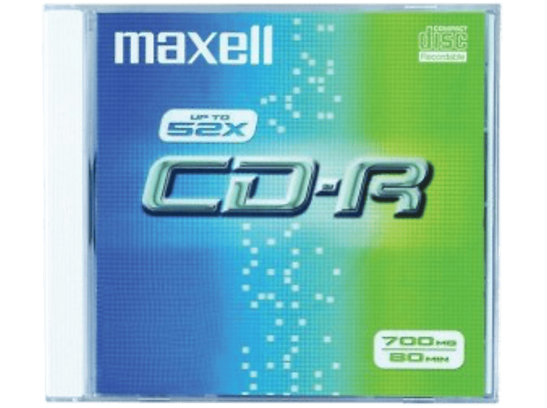 MAXELL CD-R lemez 700 MB, vékony tok (624005.01.CN)