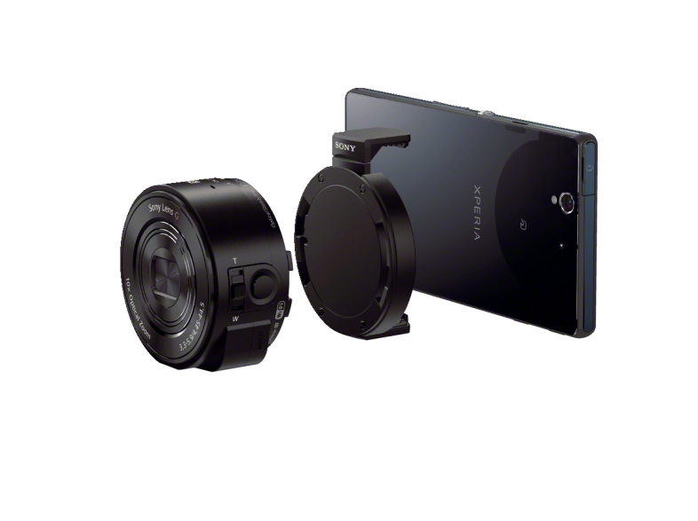 SONY DSC-QX10 Smart Lens 18,2 MP 10x Optik Zoom Lens Dijital
