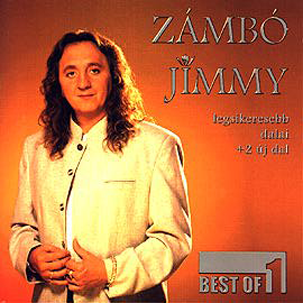 Zambo Jimmy album borító, hosszú hajú, fehér öltönyt viselő férfival.