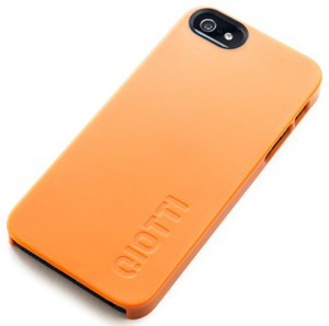QIOTTI Schutzhülle für das iPhone Apple, matt orange iPhone 5, Altorange 5 