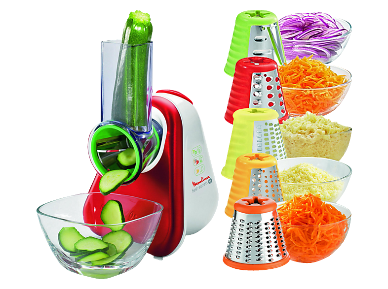 Moulinex Zerkleinerer DJ 756 G fresh express PLUS rot — Foto 4 von 5