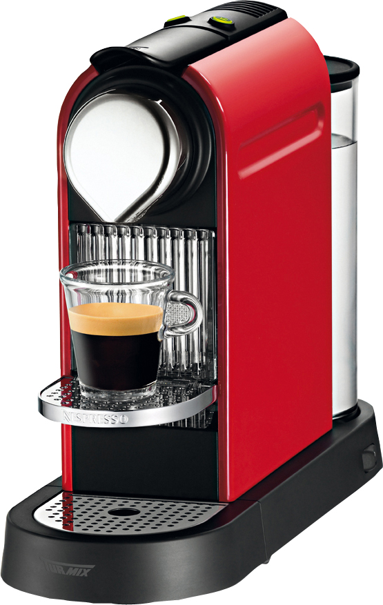 TURMIX Nespresso Kaffeemaschine CitiZ TX 170 Fire Engine Red Nespresso-Kaffeemaschine Rot