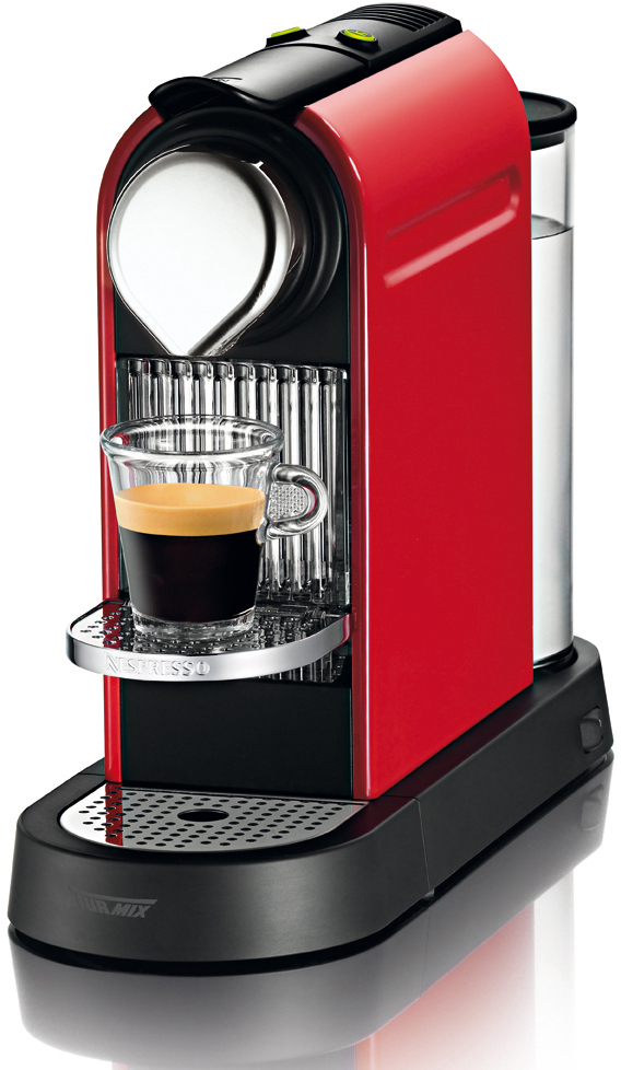 TURMIX Nespresso Kaffeemaschine CitiZ TX 170 Fire Engine Red Nespresso-Kaffeemaschine Rot