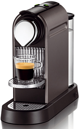 TURMIX Nespresso Kaffeemaschine CitiZ TX 170 Titan Nespresso-Kaffeemaschine Grau
