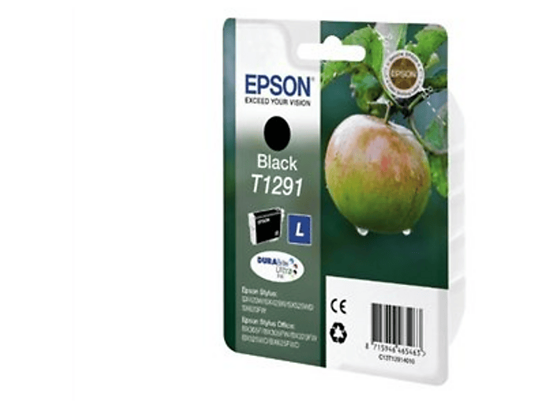 EPSON Apfel, T1291, Schwarz, C13T12914012; Tintenpatrone — Foto 2 von 3