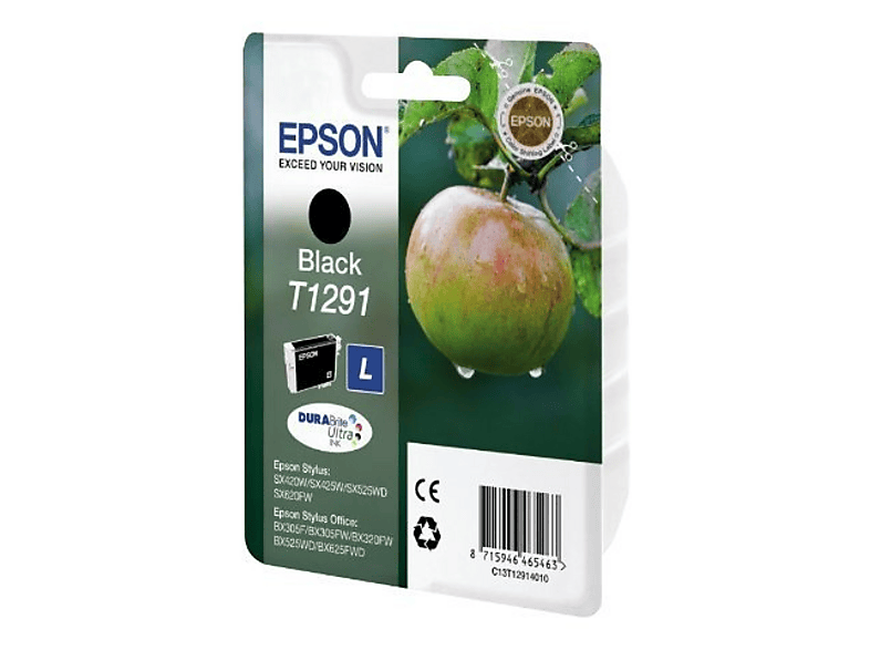 EPSON Apfel, T1291, Schwarz, C13T12914012; Tintenpatrone — Foto 3 von 3