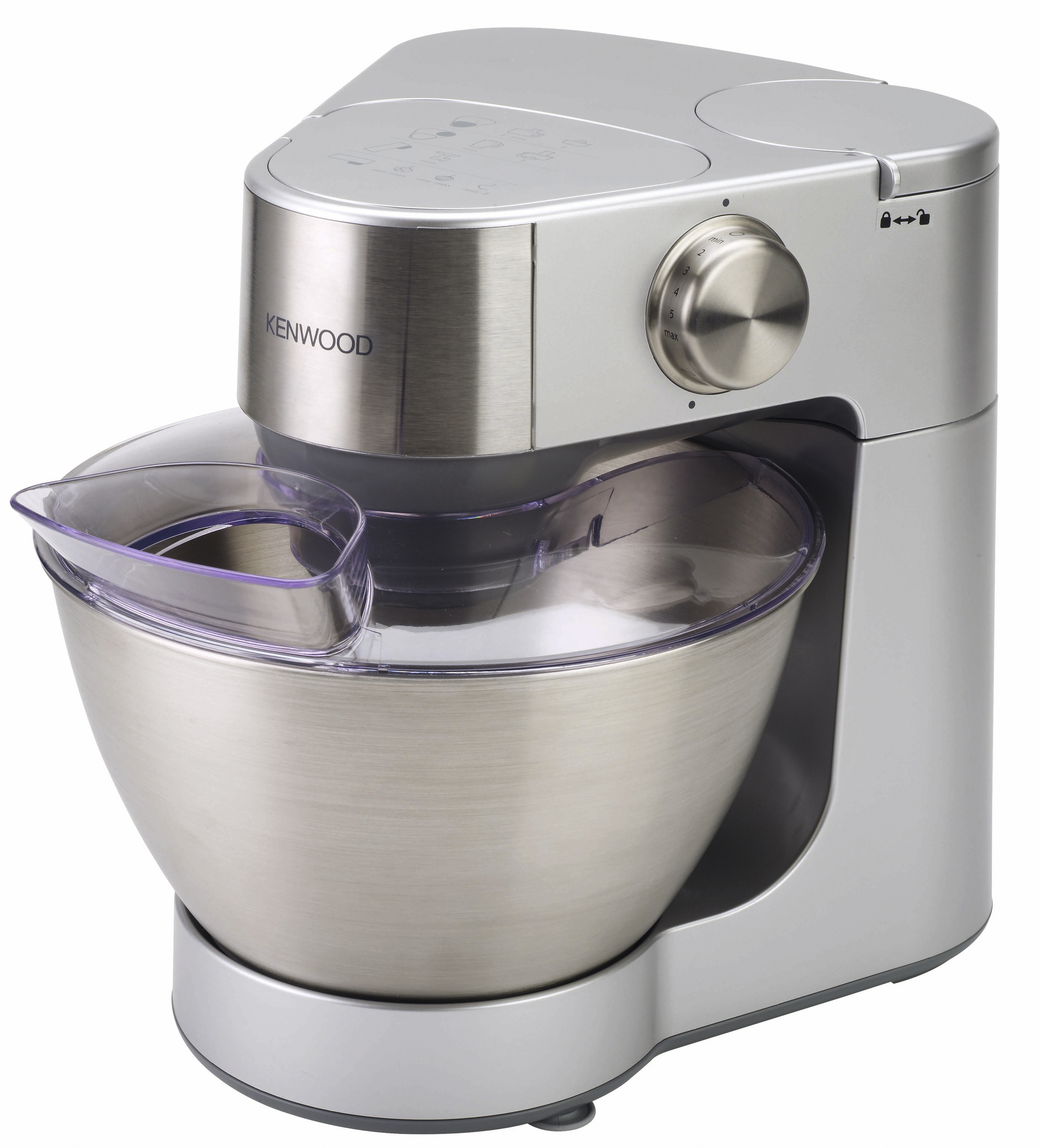 KENWOOD Küchenmaschine KM 286 PROSPERO SILBER Küchenmaschine Silber (900 Watt)