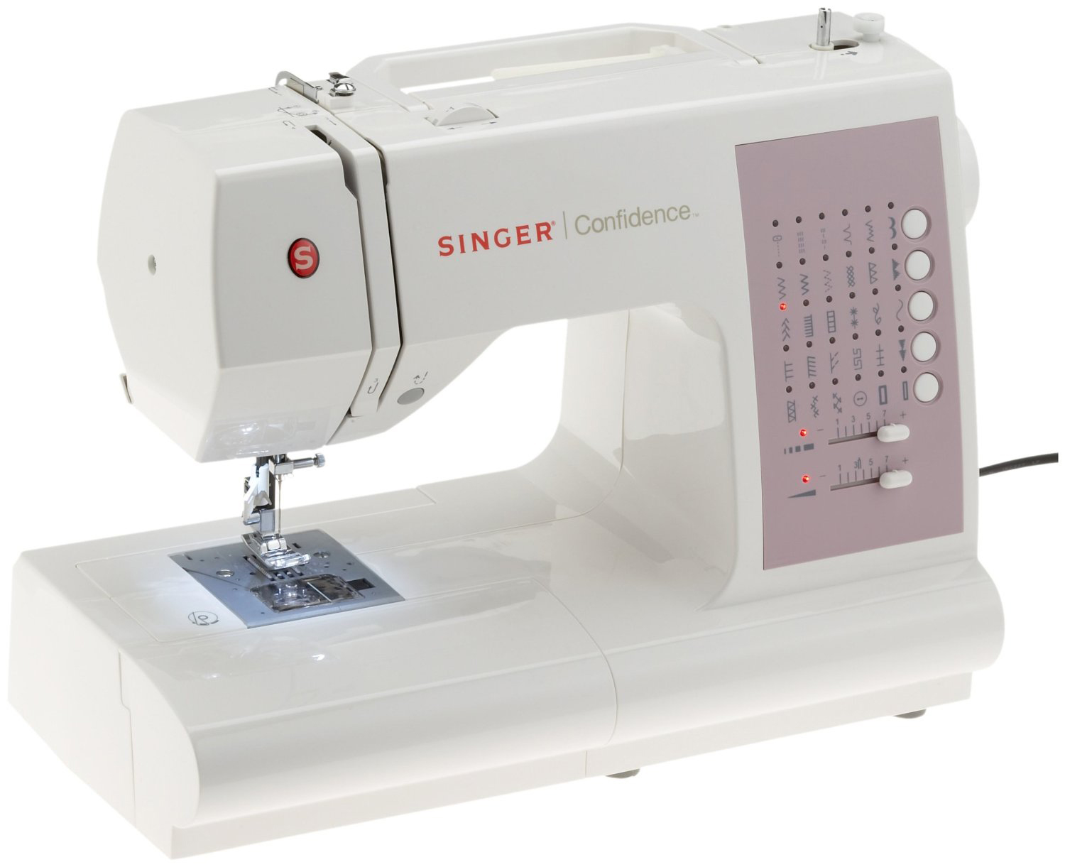 SINGER Nähmaschine Confidence 7463 Computernähmaschine (Weiß)