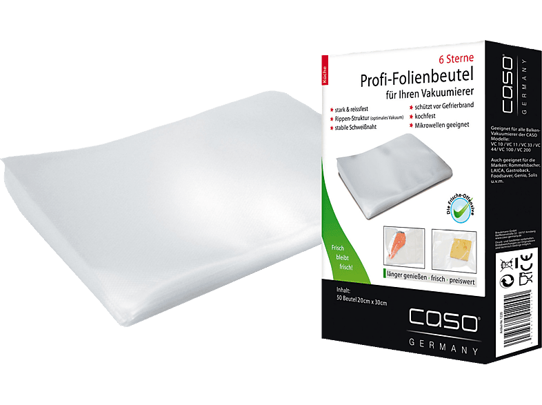 Caso 20x30 Folienbeutel 50 Stück