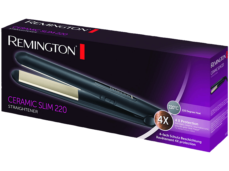 Remington S1510 Ceramic Slim 220 Haarglätter (Temperaturstufen: 2, Schwarz) — Foto 2 von 3