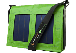 SUNNYBAG Faction Solar Tasche grün Grasshopper Direktladefunktion