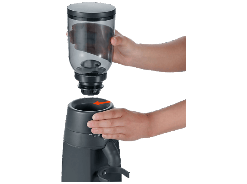 Graef CM 702 Kaffeemühle (Schwarz - matt, 128 Watt, Edelstahl-Kegel) — Foto 3 von 5