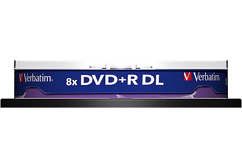 VERBATIM DVD+R Double Layer 10er Spindel Matt Silver 8x
