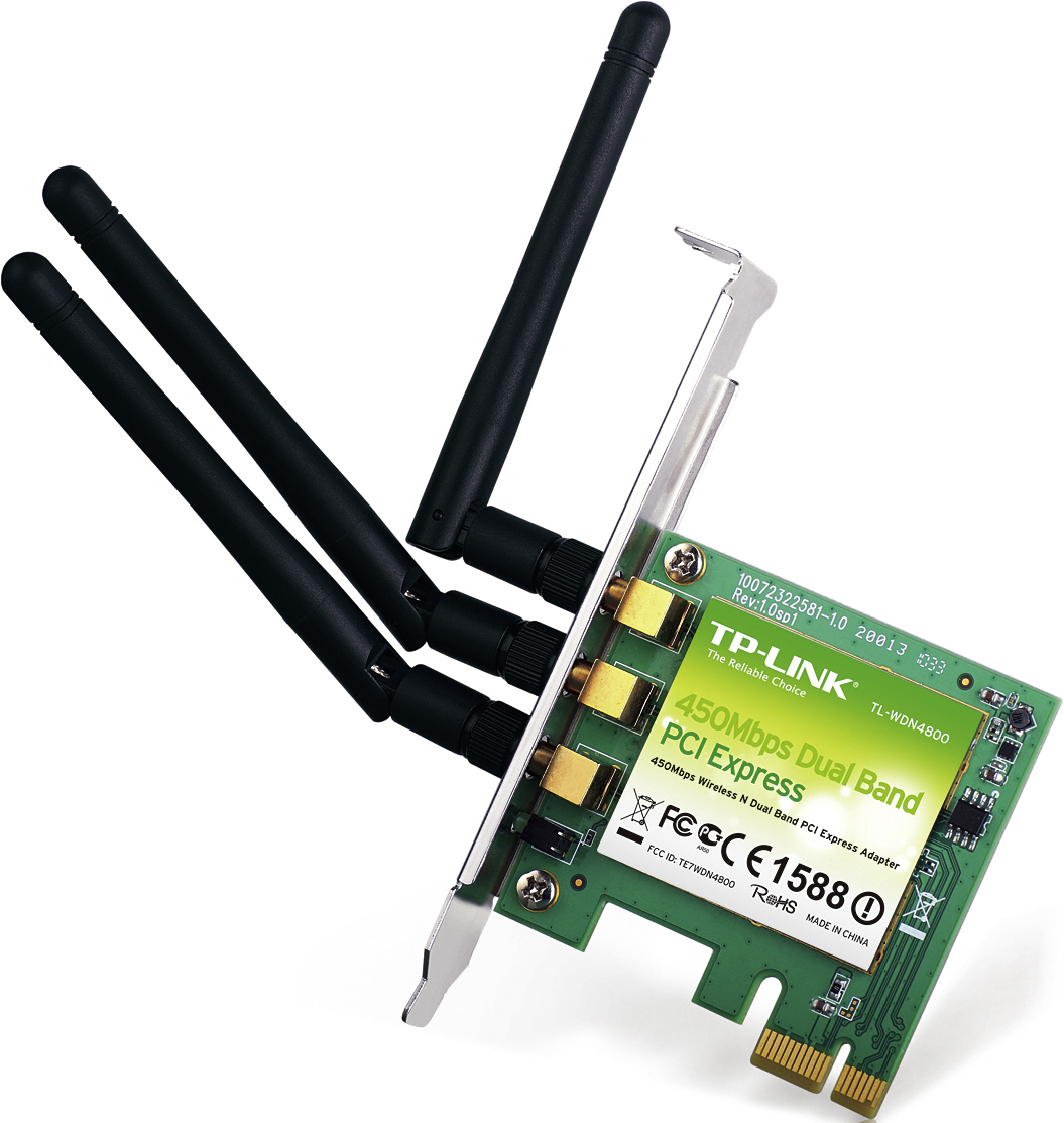 TP-LINK TL-WDN4800 450Mbps Wireless-N Dualband PCI-Express Adapter
