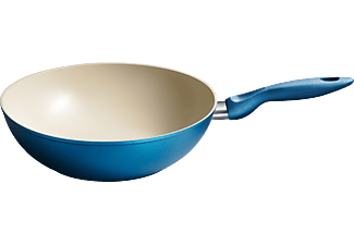 KELOMAT 3429-353 Cera Color Pfanne (Ceramic, Induktionsfähig: Nein, 28 cm, Blau)