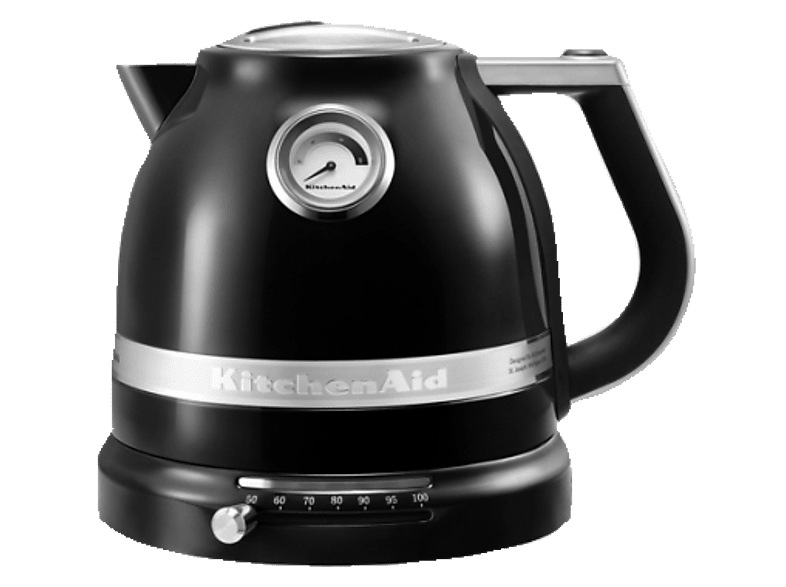 Kitchen Aid 5 KEK 1522 EOB Artisan Wasserkocher (Schwarz, 1.5 Liter, 2400 Watt)
