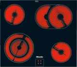 Herdgesteuertes Kochfeld KM 6017 FLächenbündig