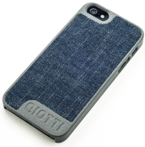 QIOTTI Shell Matt Apple 5/5S Jeans iPhone iPhone blau, 5, iPhone Apple, 5s, für Blau