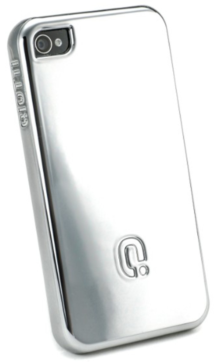 QIOTTI Q1002201 Curves Chrome, Apple, 4, 4s, Silber/Chrome iPhone iPhone