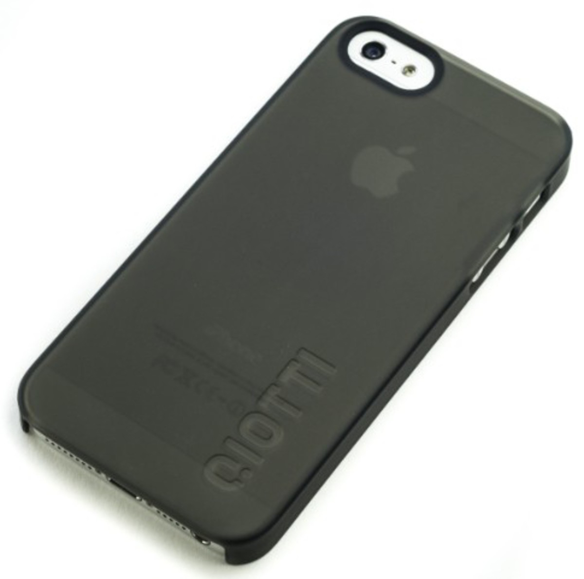 QIOTTI Q1002124 Curves Frozen iPhone iPhone Grau 5, Dunkel Cover, Apple, 5s
