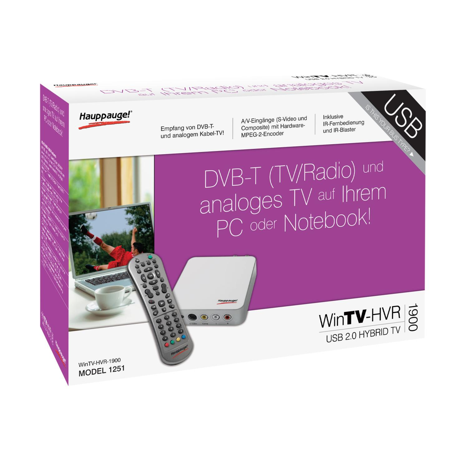 HAUPPAUGE 01251 WIN/TV HVR-1900 online kaufen MediaMarkt