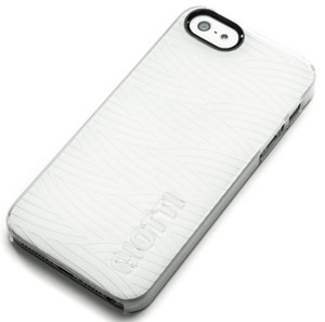 QIOTTI Q1003231 Sign Wave Vintage Cover, Apple, iPhone 5, iPhone 5s, Weiß