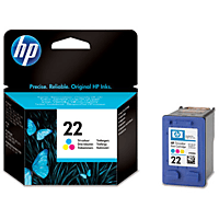 HP Tinta 22 Tricolor C9352AL - Computación