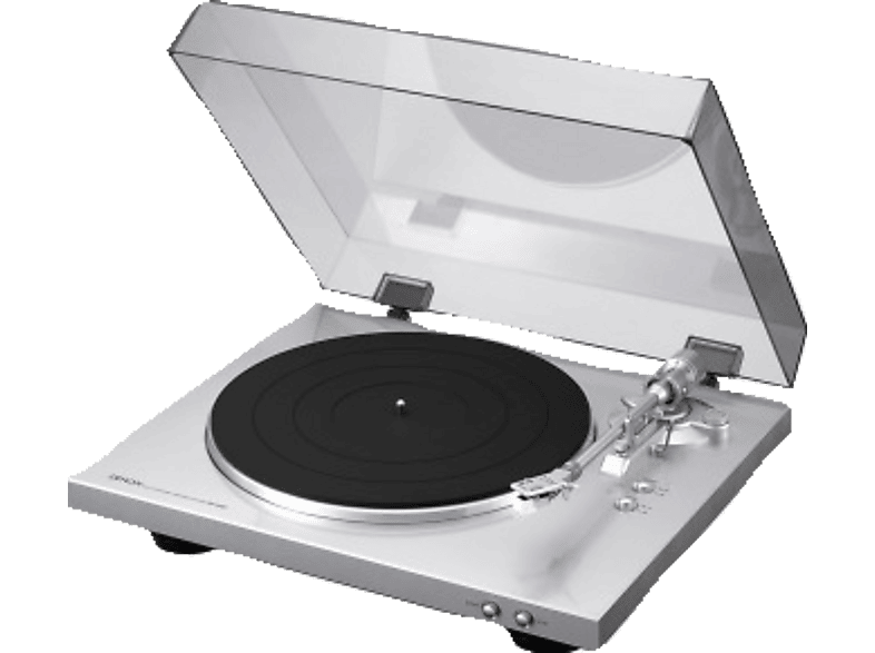 Denon DP300F Full Size silber; Vollautomatischer Plattenspieler — Foto 3 von 5