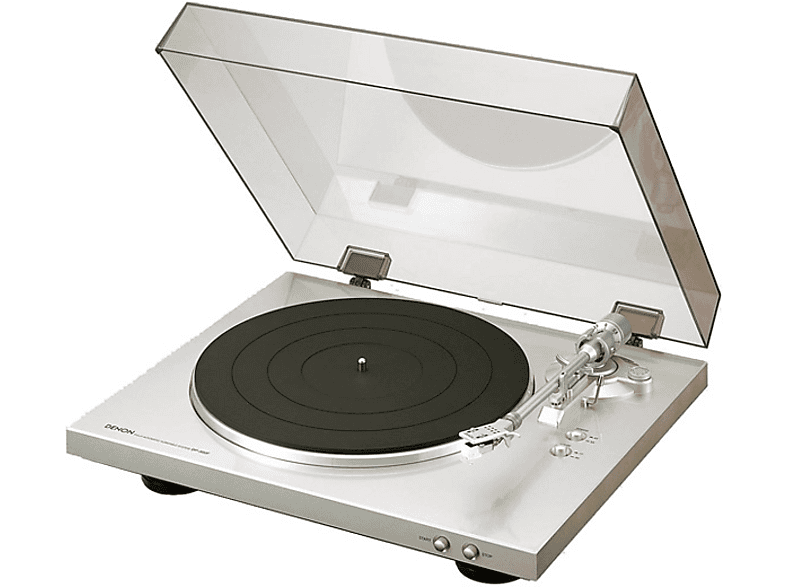 Denon DP300F Full Size silber; Vollautomatischer Plattenspieler — Foto 5 von 5
