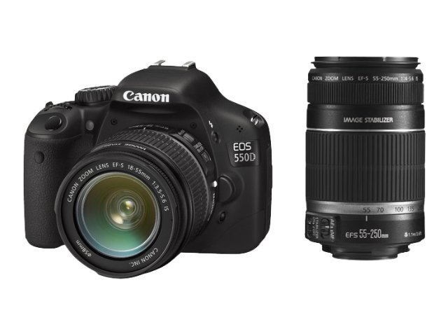 CANON EOS 550 D + 18-55 IS + 55-250 IS
